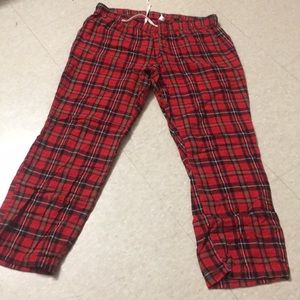 Two plaid PJ bottoms, super cute and same size